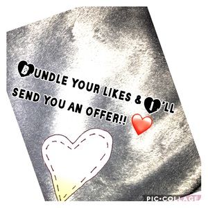 15% of of 2 or MORE!!! BUNDLE YOUR LIKES  ❤️